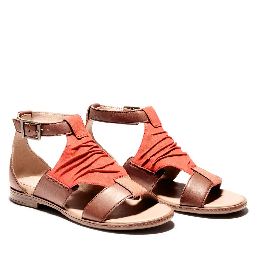 Sandálias Feminino - Timberland Cherrybrook Lona - NVPUA5107 - Marrom